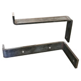 Extreme heavy duty Z bracket - Shelf Brackets - 3/8" thick by 2" wide steel