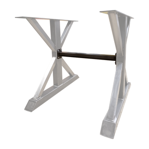 center leg middle height cross bar support stabilizer for table legs